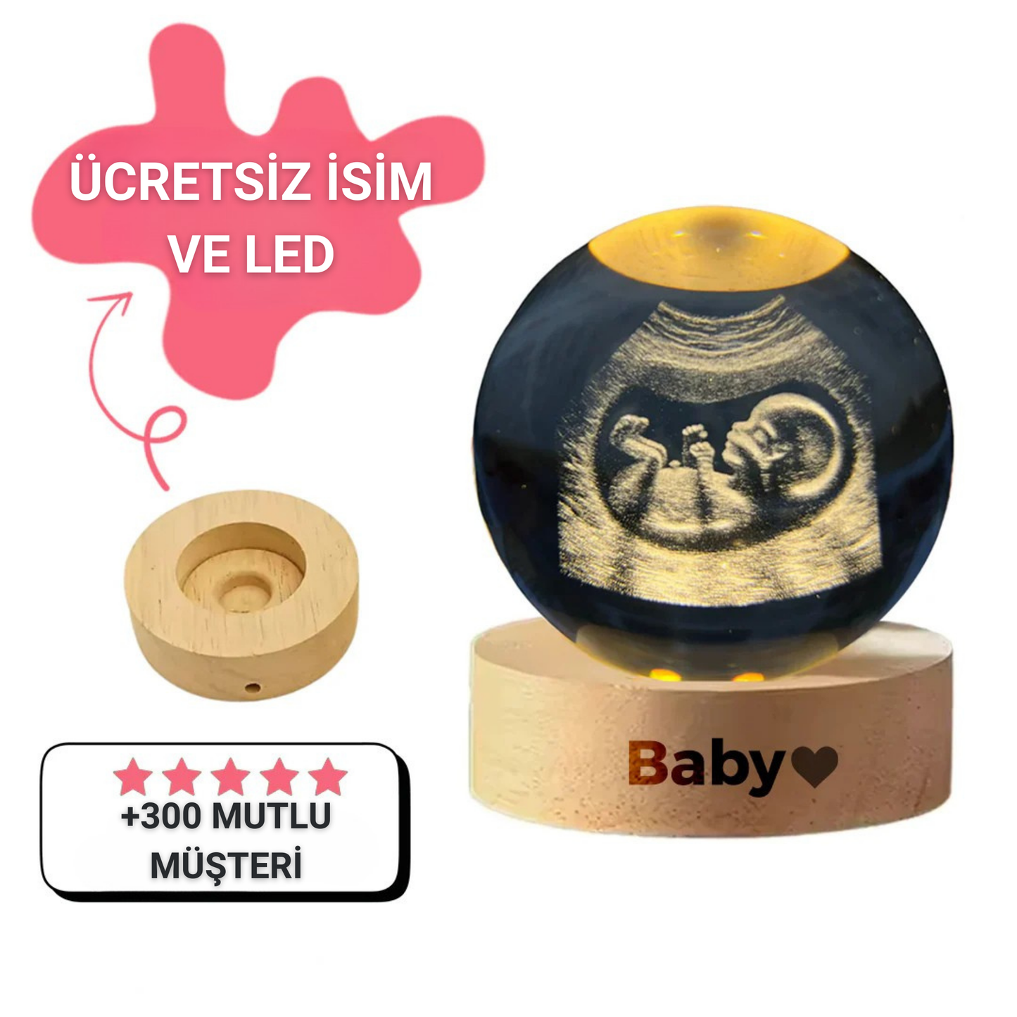 Kişiselleştirilebilir Kristal Küre