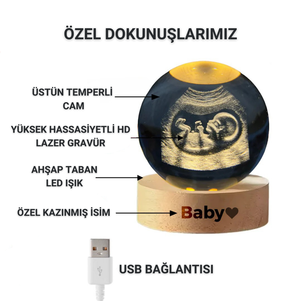 Kişiselleştirilebilir Kristal Küre